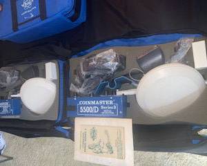 White's Coinmaster metal detectors: Models 5500/D, 6000/Di, 1000, 2900/D