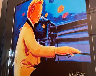 Jerry Lee Lewis Painting by Michael P. Maness 
