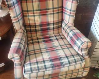 Matching wingback chair