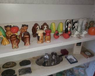 Collection of salt & pepper shakers
