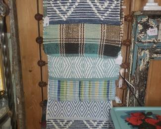 Selection of throw rugs