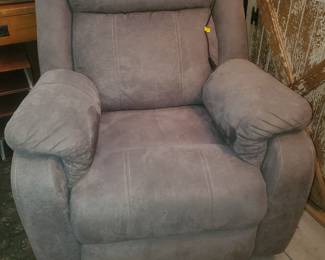 Gray Electric recliner