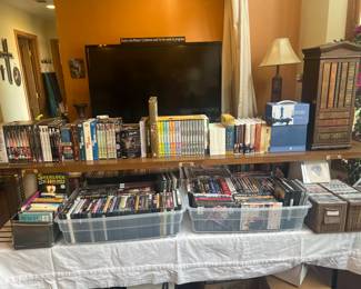 DVD and CD Collection. 