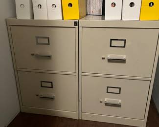 2 Legal Size File Cabinets