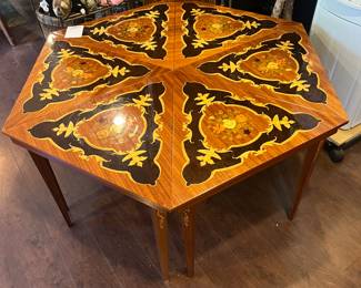 Triangle Wood Tables