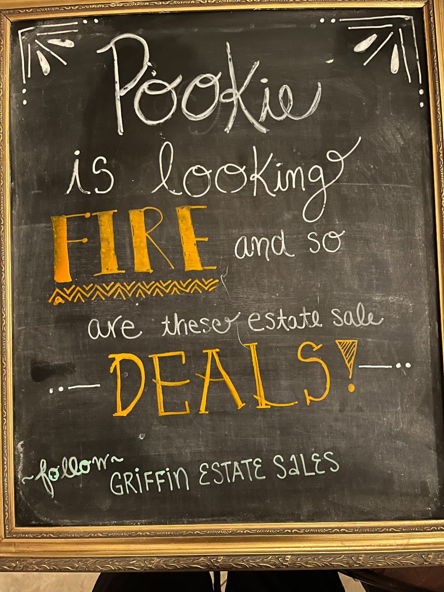 Did you know Griffin Estate sales is also on tik tok??? Check us out...