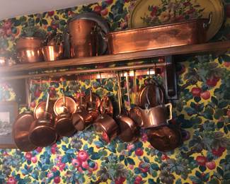 Copper pots