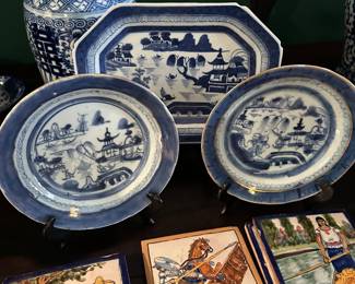 hand painted vintage talavera tiles