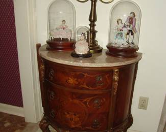 Beautiful marble top French chest