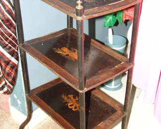 Small inlaid side table
