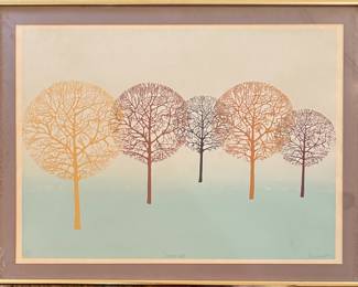 William Omurcada Serigraph, Signed in Pencil