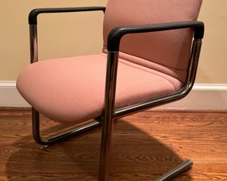 Pair of Mid Century Modern Cantilever Chairs, really comfortable!!
