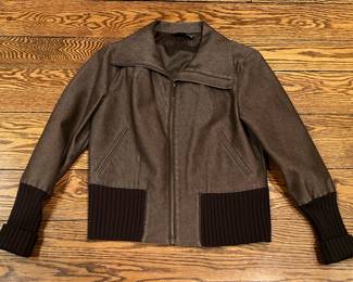 Company Ellen Tracy Fitted Bomber Jacket, Size Small