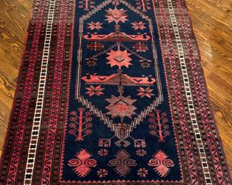 Handwoven Tribal Wool Rug 4’ x 10’