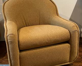 Newly Upholstered Mid Century Modern Chair 