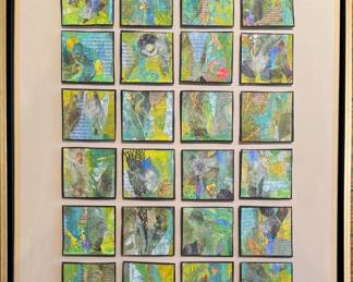 Mixed Media Collage, Signed 