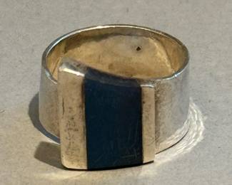 Sterling Silver Ring, Signed P Jouin 