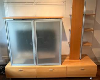 Unit with Doors Closed, very sleek and modern!!