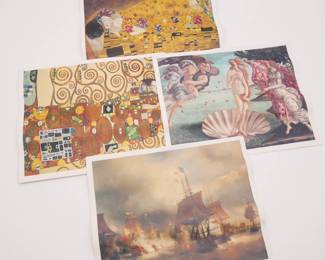 Graphic Arts International Art Prints on Canvas (Total of 4) 