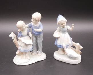 Lego Japan Porcelain Figurines (Total of 2) 