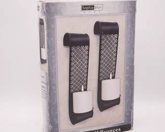 Sophia Elan 2 Piece Metal Wall Sconces 