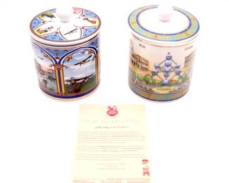 Tafelstern & Seltmann Weiden Lebkuchen-Schmidt Ceramic Cookie Jars (Set of 2) 