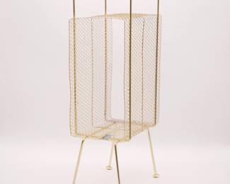 Metal Magazine/Record Rack Telephone Stand 