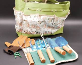 Gardening Tote w/Gardening Tools 