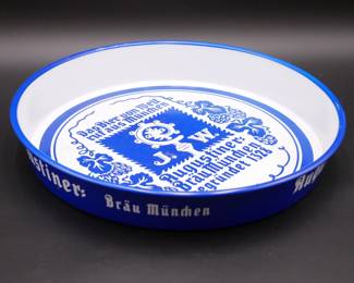 Augustiner-Brau Brewery Metal Beer Serving Tray 