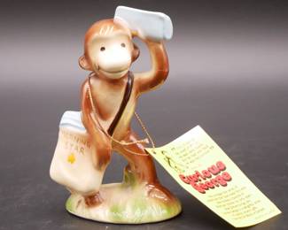 Gorham 1981 Ceramic Curious George Figurine 