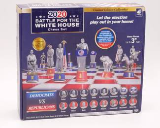 2020 Battle for the White House Chess Set - New in Box 