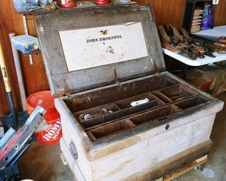 Antique tool chest