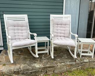 These white rockers have lots of life left!