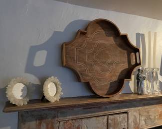 Decorative frames and tray