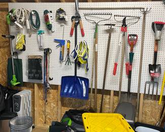 Assorted Garden Tools will be available