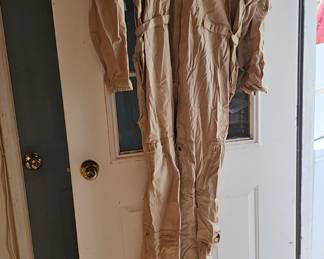 Do you need a Air Force pilot's suit?  Next pictures are the life saver, holster and I believe the parachute pack. 