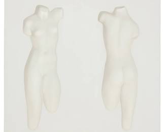 217
Roy Adzak
1927-1987
"Venus Positive-Negative," 1967
Wood and painted plaster relief
Signed, dated, and inscribed along the edge of the frame, verso, and again to the felt backing: Adzak 67 / ED A4; titled by repute
39.5" H x 39.5" W x 4.625" D
Estimate: $2,000 - $4,000