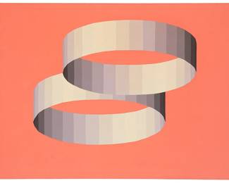 247
Adrian Murphy
20th Century
"Telespective CXXXIII," 1972
Oil on canvas
Signed, titled, and dated verso: Adrian Murphy
30" H x 40" W
Estimate: $1,500 - $2,000