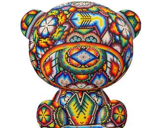 233
Rick Wolfryd
b. 1953
"Care Bear," 2023
Photopolymer resin and beads
Signed, titled, and dated on underside of base: Chroma aka Rick Wolfryd / T.P. 0018 2023 / SAUL
9.875" H x 9.25" W x 7" D
Estimate: $700 - $900