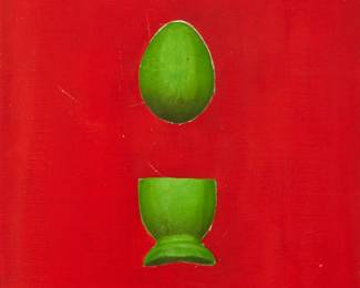 216
Roy Adzak
1927-1987
Untitled, 1965
Oil on canvas on a recessed plaster relief
Signed and dated, verso: Adzak
10.75" H x 8.75" W
Estimate: $600 - $800