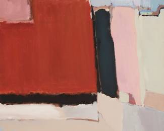 106
Al Aronson
20th century
"Cinque Terre," 1977
Acrylic on canvas
Signed and dated lower right: Aronson; titled on a label affixed to the stretcher
30" H x 26" W
Estimate: $2,500 - $3,500