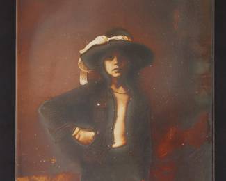 267
Jan Saudek
b. 1935
"Milan, 1975"
Sepia and toned gelatin silver print on paper
From the edition of unknown size
Signed in ink lower right: Jan Saudek
Image: 12.625" H x 10.125" W; Sheet: 16" H x 12" W
Estimate: $500 - $700