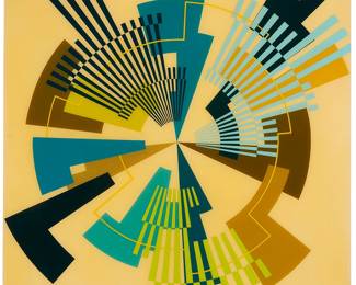 148
Bryan Ida
b. 1963
"Sepulveda Blvd," 2011
Acrylic and epoxy on panel
Signed, titled, and dated, verso: Bryan Ida
36" H x 36" W
Estimate: $1,500 - $2,500