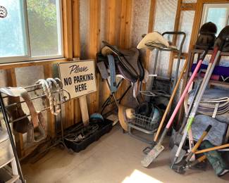 Horse tack items 