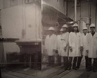 Latest version of a float tank bought from "FloatLab" by a 5 star retreat near the Uluwatu Temple on the Island of Bali ... Standing far right - Craig "Crash" Hoefler