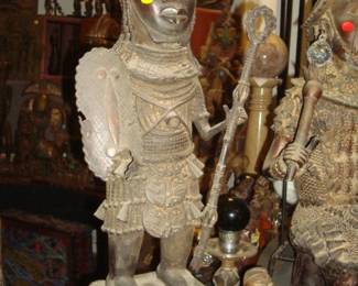 Benin Bronze messenger Nigerian 