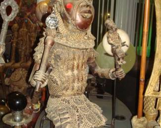 1/4 life size Benin bronze