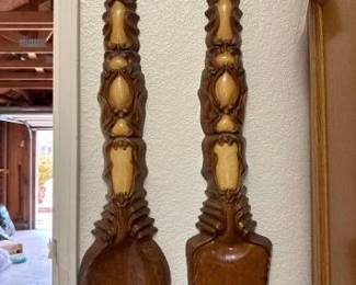 #9016 • Plaster Spoon and Fork Kitchen Decor