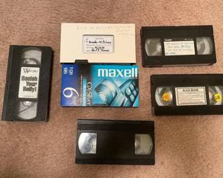 #3016 • (6) VHS Tapes