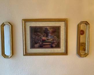 #6004 • Wall Decor Hats and Faux Flowers